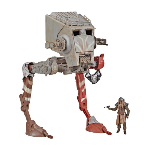 Star Wars The Mandalorian Vintage Collection véhicule AT-ST Raider & Klatooinian