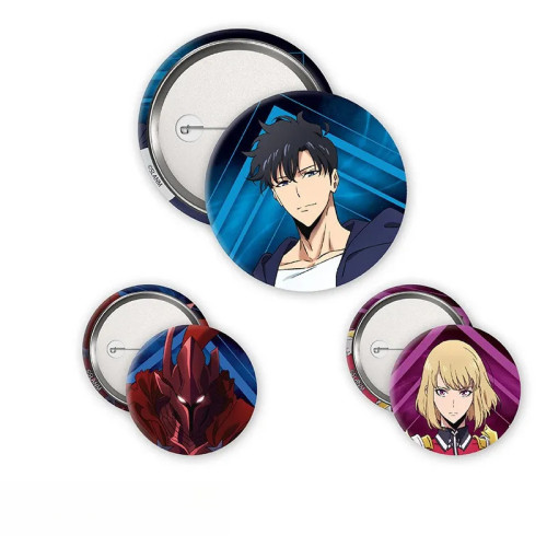 SOLO LEVELING - Pack de Badges - Igris, Jinwoo & Cha Hae In
