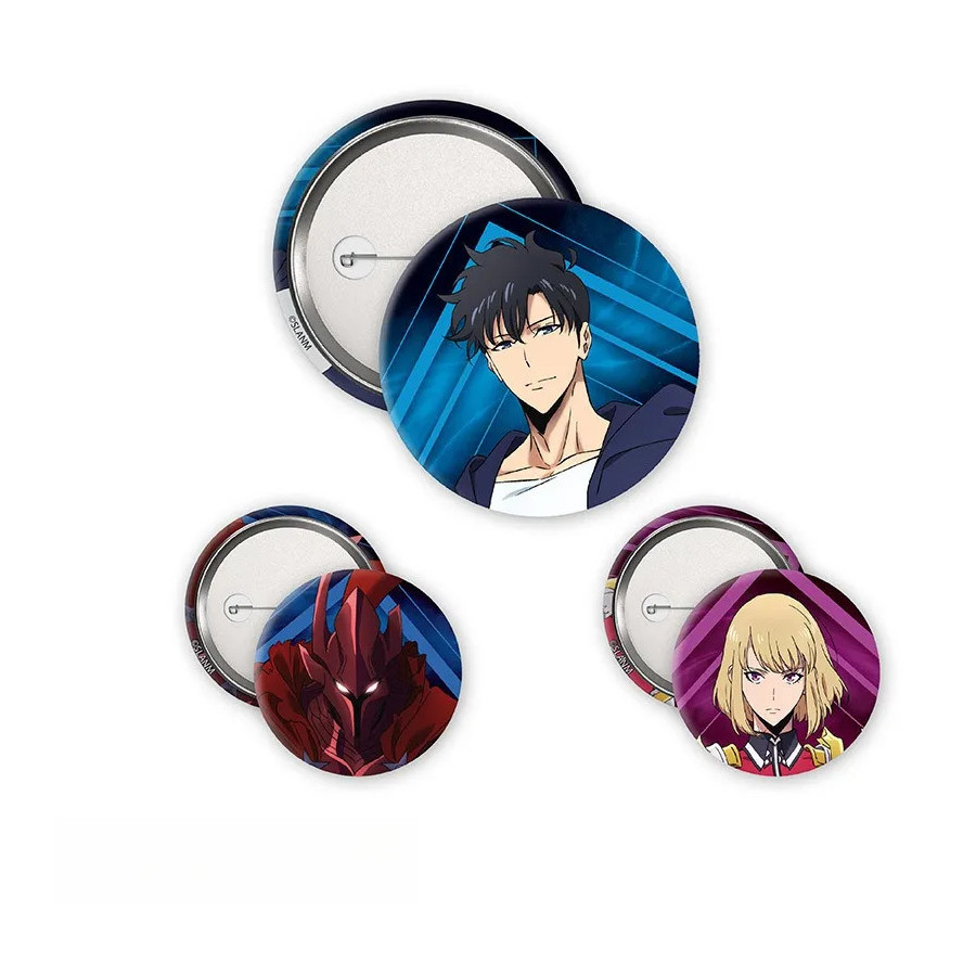 SOLO LEVELING - Pack de Badges - Igris, Jinwoo & Cha Hae In
