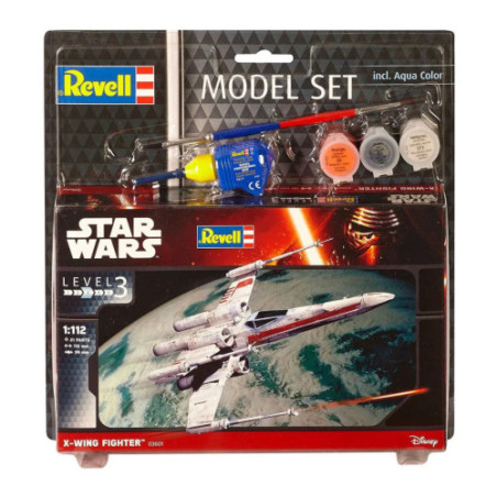 Star Wars maquette 1/112 Model Set X-Wing Fighter 11 cm