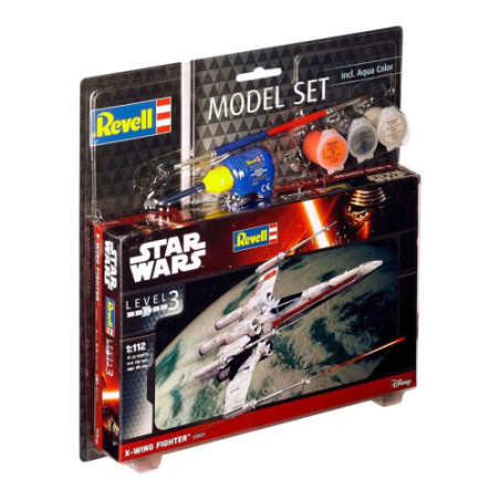 Star Wars maquette 1/112 Model Set X-Wing Fighter 11 cm