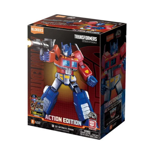 Transformers Blokees Action Edition 01 Optimus Prime Light Up