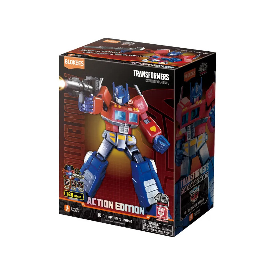 Transformers Blokees Action Edition 01 Optimus Prime Light Up