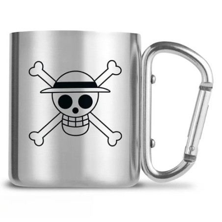 ONE PIECE - Mug carabiner - Luffy & Skull - avec boîte