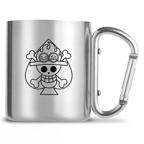 ONE PIECE - Mug carabiner - Ace & Skull - avec boîte