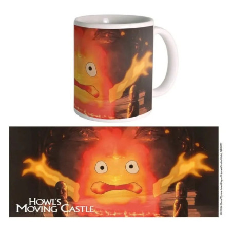 Le Château ambulant mug Calcifer