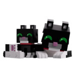 Minecraft Vinyl figurine Tuxedo Cat 6 cm