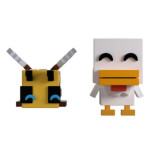 Minecraft Vinyl figurines Bee and Chicken Monitor Buddiez