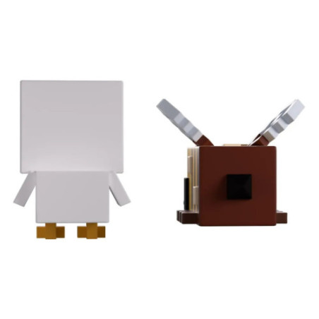 Minecraft Vinyl figurines Bee and Chicken Monitor Buddiez