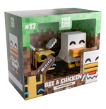 Minecraft Vinyl figurines Bee and Chicken Monitor Buddiez