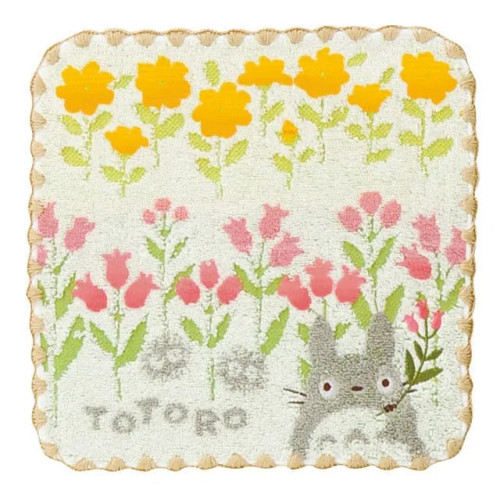 Mon voisin Totoro serviette de toilette Wild flowers 25 x 25 cm