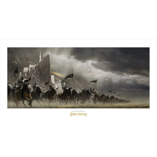 Le Seigneur des Anneaux impression Art Print Faramir's Charge 59 x 30 cm