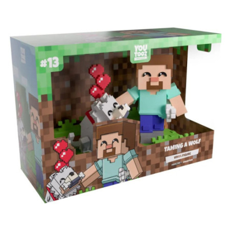 Minecraft Vinyl figurine Taming a Wolf 10 cm