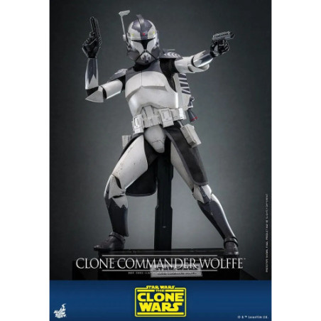 Star Wars: The Clone Wars figurine 1/6 Clone Commander Wolffe 30 cm