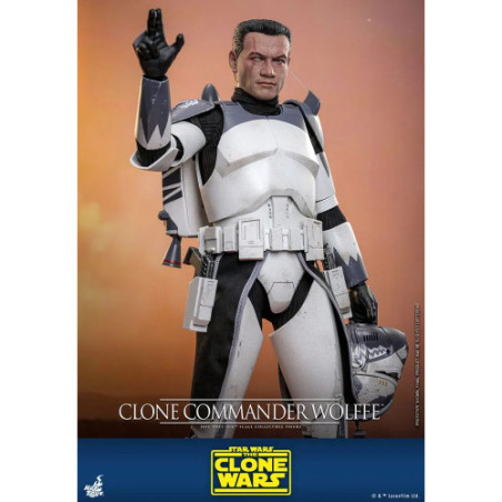 Star Wars: The Clone Wars figurine 1/6 Clone Commander Wolffe 30 cm
