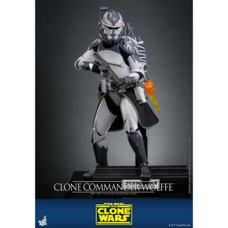 Star Wars: The Clone Wars figurine 1/6 Clone Commander Wolffe 30 cm