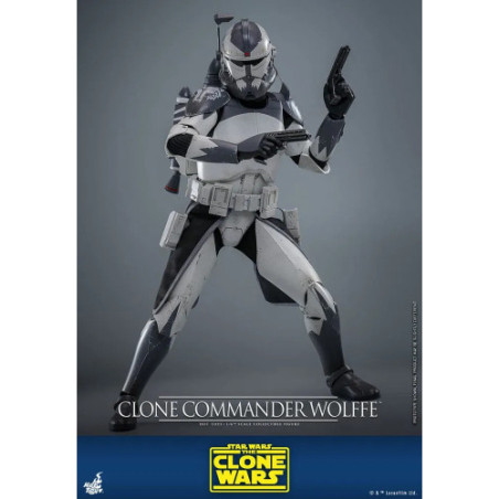 Star Wars: The Clone Wars figurine 1/6 Clone Commander Wolffe 30 cm