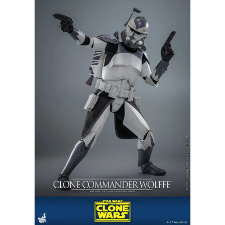 Star Wars: The Clone Wars figurine 1/6 Clone Commander Wolffe 30 cm