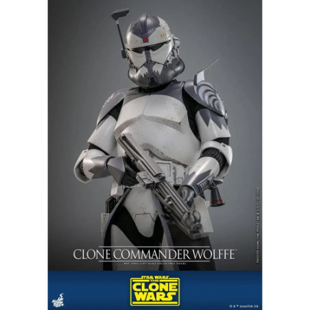 Star Wars: The Clone Wars figurine 1/6 Clone Commander Wolffe 30 cm