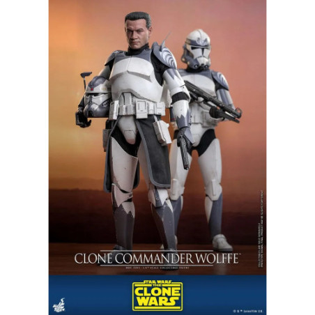 Star Wars: The Clone Wars figurine 1/6 Clone Commander Wolffe 30 cm