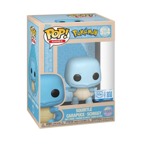 Pokemon Pop Squirtle Carapuce Soft Color Exclu