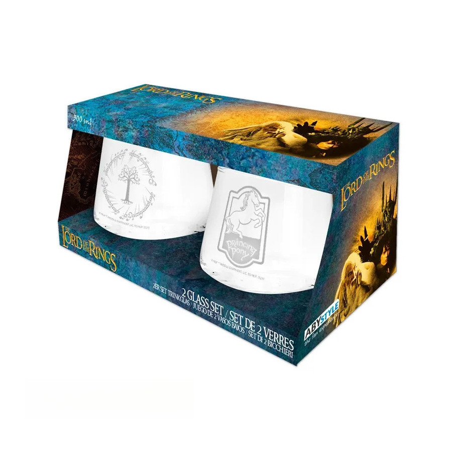 LORD OF THE RINGS - Set de 2 verres Poney Fringant & Gondor EUROPE