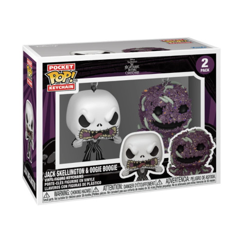 Disney Pocket Pop 2-Pack Nightmare Before Christmas Jack & Oogie