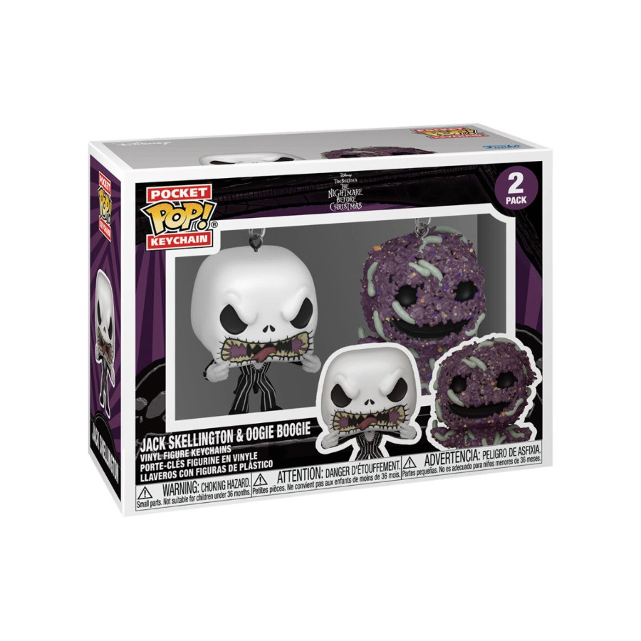 Disney Pocket Pop 2-Pack Nightmare Before Christmas Jack & Oogie