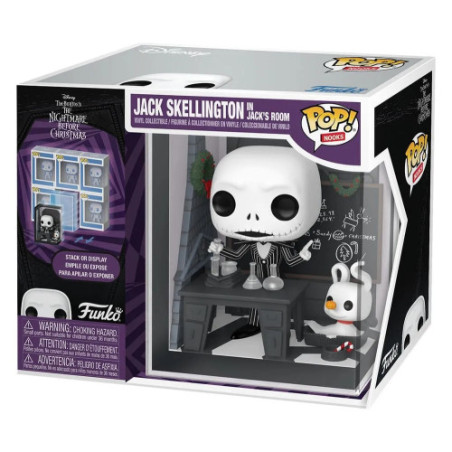 L'Étrange Noël de monsieur Jack POP! Nooks Vinyl figurine Jack Skellington's Room 9 cm