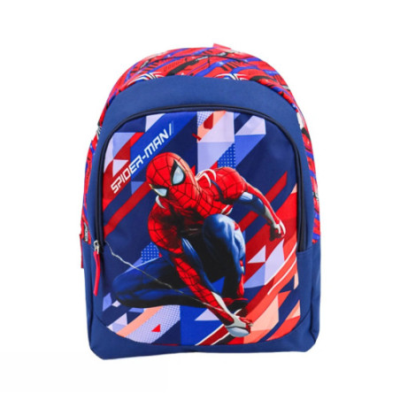 Marvel Spiderman Sac A Dos 2 Compartiments 38x28x16cm