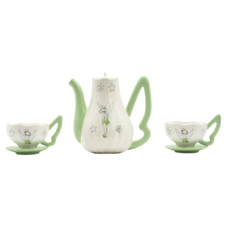 DISNEY - Théière - set avec tasses Clochette