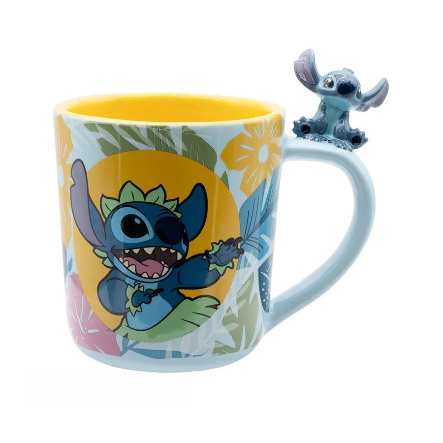 DISNEY - Mug 3D anse - Stitch hawaïen