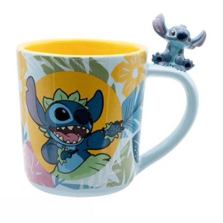 DISNEY - Mug 3D anse - Stitch hawaïen