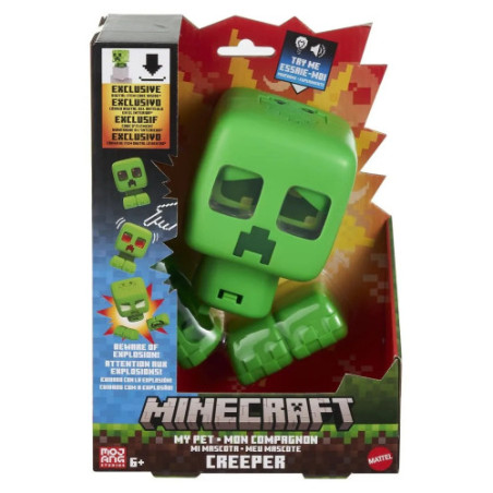 Minecraft figurine interactive My Pet Creeper 14 cm