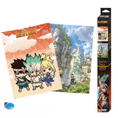 DR STONE - Set 2 Posters Chibi 52x38 - Arworks