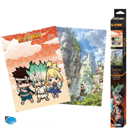 DR STONE - Set 2 Posters Chibi 52x38 - Arworks