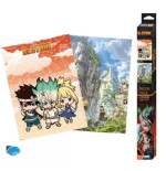 DR STONE - Set 2 Posters Chibi 52x38 - Arworks