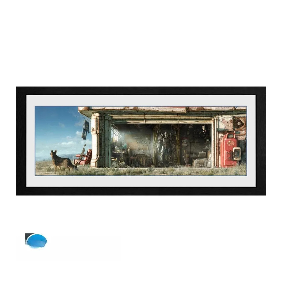 FALLOUT - Tirage encadré "Garage" (30x75)