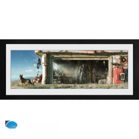 FALLOUT - Tirage encadré "Garage" (30x75)