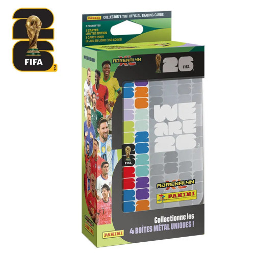 Fifa World Cup 26TM TCG Panini Boite Metal Mini
