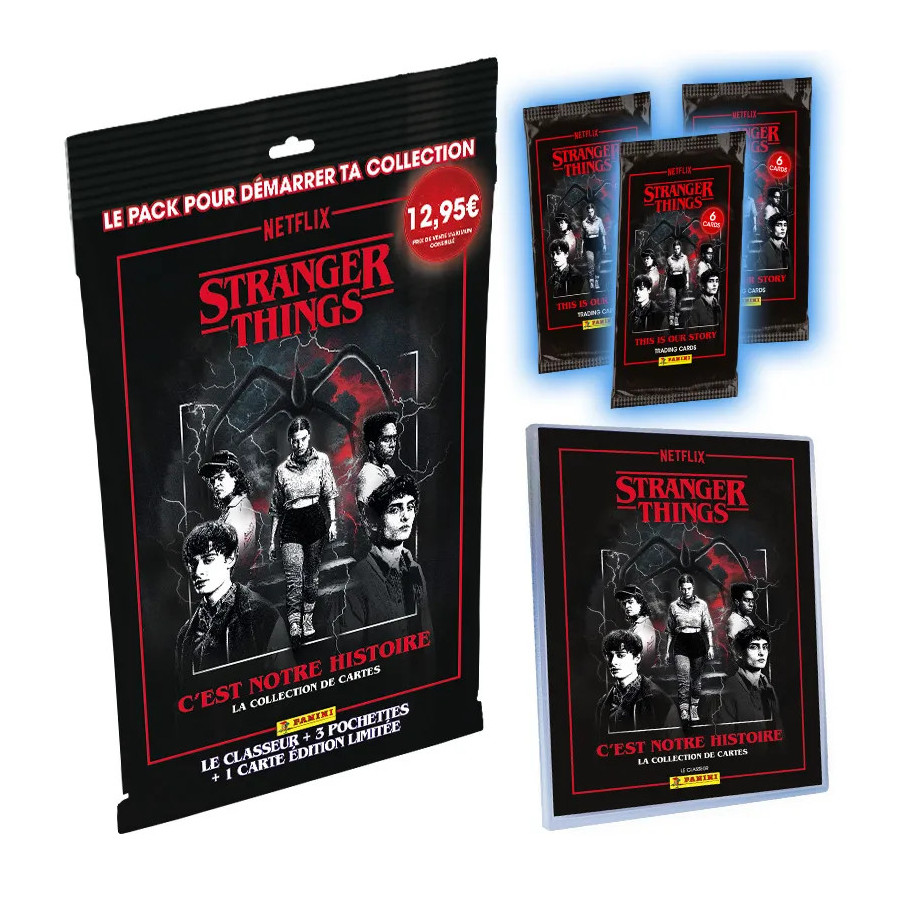 Stranger Things TC Panini Starter Pack