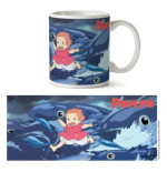 Ponyo sur la falaise mug Waves