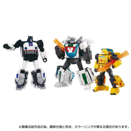 Transformers Dramatic Capture Series pack 3 figurines Cybertron Chase