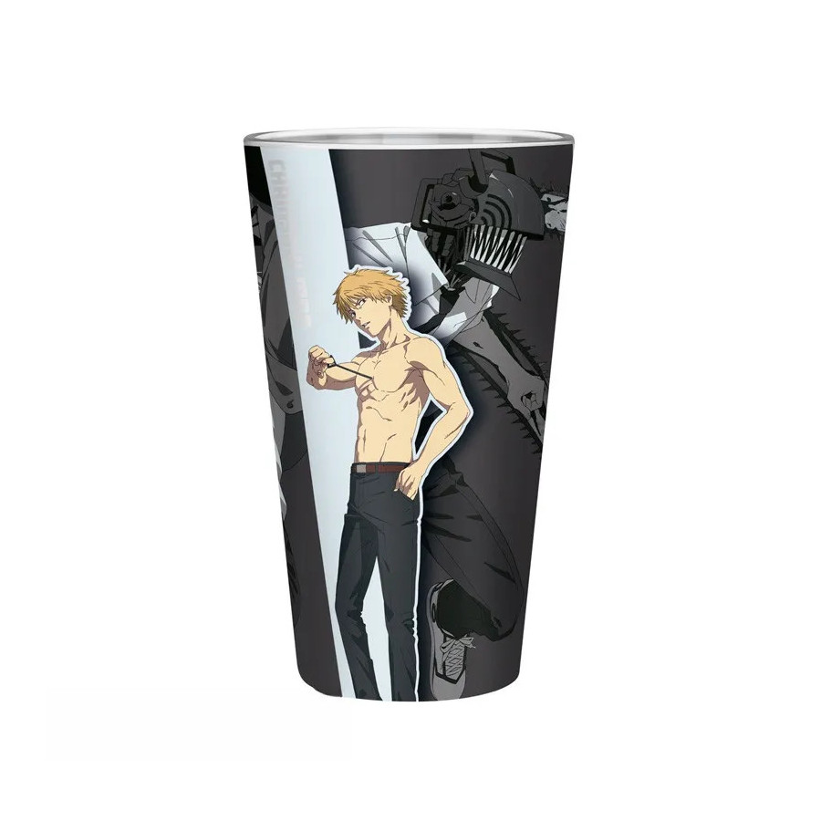 CHAINSAW MAN - Verre XXL - 400 ml - Trio - boîte