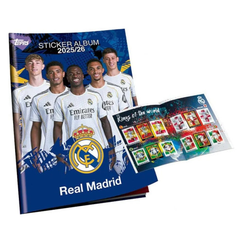 Real Madrid 2025/26 album pour stickers Set