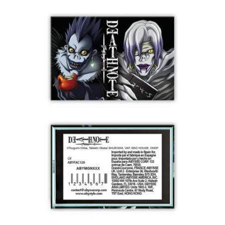 DEATH NOTE - Aimant Standard - Ryuk & Rem