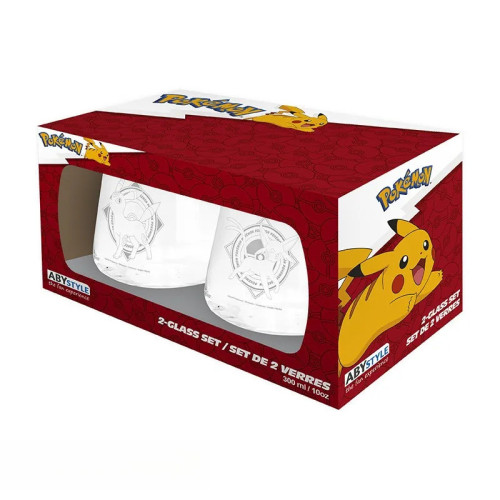 POKEMON - Set de 2 verres - Mentali & Noctali EUROPE