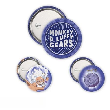 ONE PIECE - Pack de Badges - Luffy Gear 5th