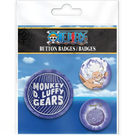 ONE PIECE - Pack de Badges - Luffy Gear 5th