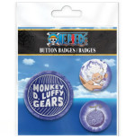 ONE PIECE - Pack de Badges - Luffy Gear 5th